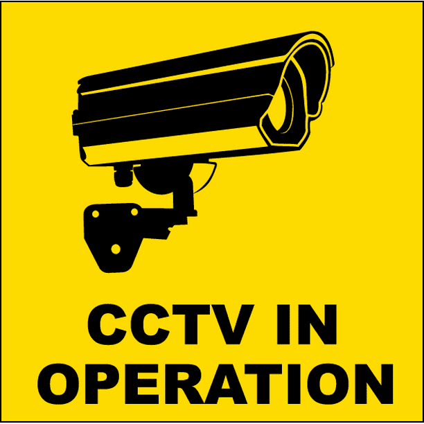 CCTV In Operation Stickers